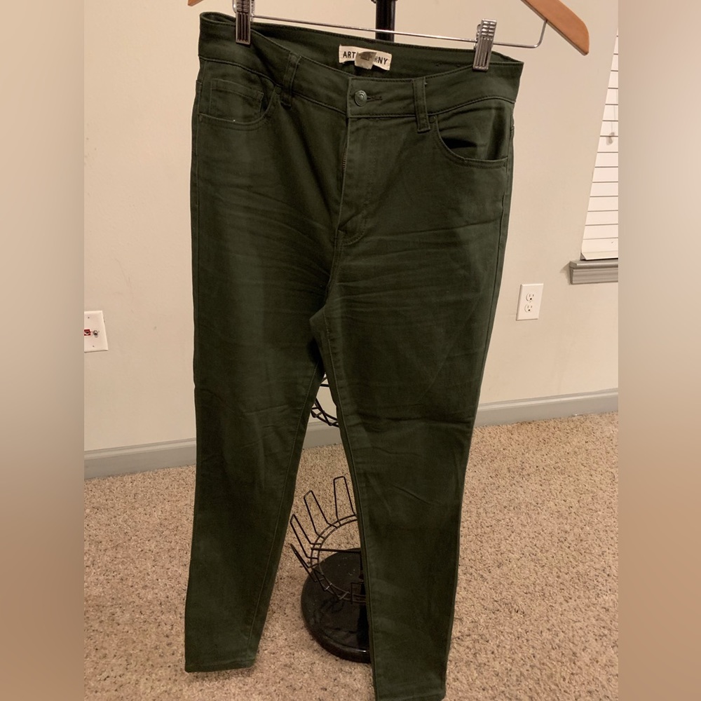 Green Skinny Jean